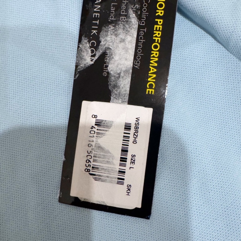 ANETIK Breeze Tech Hoody Sky Blue Surf Fish Outdoors $75 - Picture 12 of 12